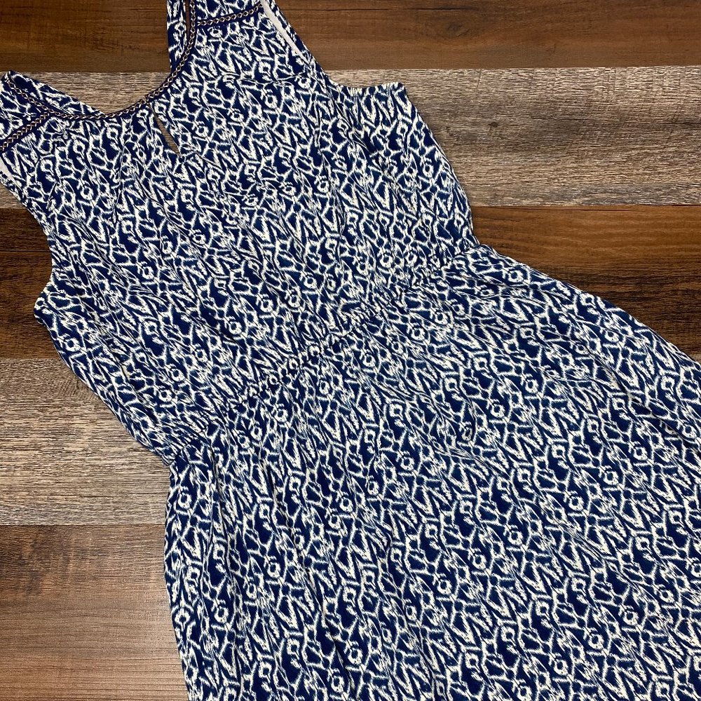 Midi Dress Skies are Blue Sleeveless Large